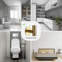 Afbeelding in Gallery-weergave laden, EAVY 2 stuks Zelfklevende Handdoekhaakjes - Handdoekhouders - Plakhaakjes - Goud