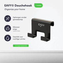 Afbeelding in Gallery-weergave laden, EAVY Douchehaak RVS - Universele Douchecabine Haak - Douchewand Haak - Douchehanger