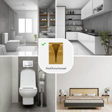 Afbeelding in Gallery-weergave laden, EAVY Handdoekhouders 2 stuks - Zelfklevend - Goud - RVS - Handdoek Klem - Handdoek Haak