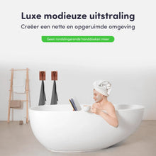 Afbeelding in Gallery-weergave laden, EAVY Handdoekhouders 2 stuks - Zelfklevend - Rose - RVS - Handdoek Klem - Handdoek Haak