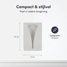 Afbeelding in Gallery-weergave laden, EAVY Handdoekhouders 2 stuks - Zelfklevend - Wit - RVS - Handdoek Klem - Handdoek Haak