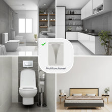 Afbeelding in Gallery-weergave laden, EAVY Handdoekhouders 2 stuks - Zelfklevend - Wit - RVS - Handdoek Klem - Handdoek Haak