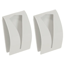 Afbeelding in Gallery-weergave laden, EAVY Handdoekhouders 2 stuks - Zelfklevend - Wit - RVS - Handdoek Klem - Handdoek Haak