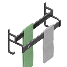 Afbeelding in Gallery-weergave laden, EAVY Handdoekrek Zwart 60 cm breed