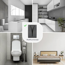 Afbeelding in Gallery-weergave laden, EAVY Set van 2 Zelfklevende Handdoekhaakjes - Mat Zwart - RVS