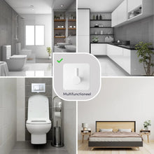 Afbeelding in Gallery-weergave laden, EAVY - Set van 4 Zelfklevende handdoekhaakjes RVS - plakhaak - WIT