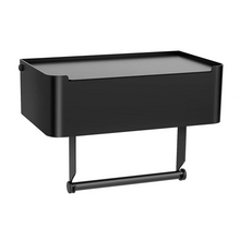 Afbeelding in Gallery-weergave laden, EAVY Toiletrolhouder Zwart met Plankje en Bakje