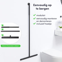 Afbeelding in Gallery-weergave laden, EAVY Vloerwisser RVS - 135 cm - Vloertrekker met Steel - Vloerwisser Badkamer