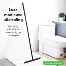 Afbeelding in Gallery-weergave laden, EAVY Vloerwisser RVS - 135 cm - Vloertrekker met Steel - Vloerwisser Badkamer