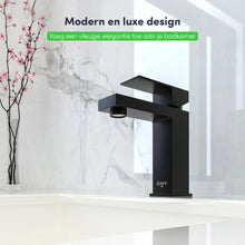 Afbeelding in Gallery-weergave laden, EAVY Wastafelkraan - Badkamer - Zwart - Inclusief Aansluit slangen