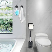 Afbeelding in Gallery-weergave laden, EAVY WC Rolhouder & Toiletborstel & handdoekhaakjes (BUNDEL)