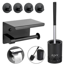 Afbeelding in Gallery-weergave laden, EAVY WC Rolhouder & Toiletborstel & handdoekhaakjes (BUNDEL)