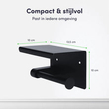 Afbeelding in Gallery-weergave laden, EAVY WC Rolhouder & Toiletborstel & handdoekhaakjes (BUNDEL)