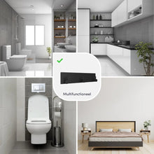 Afbeelding in Gallery-weergave laden, EAVY - Zelfklevende handdoekhaakjes RVS - handdoekhouder - wandhaak - plakhaak - Zwart