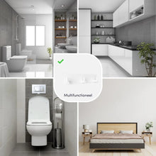 Afbeelding in Gallery-weergave laden, EAVY - Zelfklevende handdoekhaakjes RVS - handdoekhouder - wandhaak - plakhaak - Wit