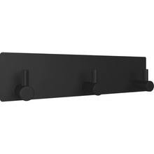 Afbeelding in Gallery-weergave laden, EAVY - Zelfklevende handdoekhaakjes RVS - handdoekhouder - wandhaak - plakhaak - Zwart