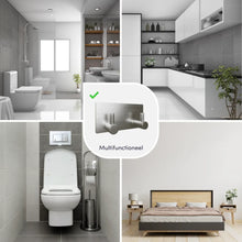 Afbeelding in Gallery-weergave laden, EAVY - Zelfklevende handdoekhaakjes RVS