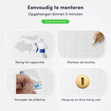 Afbeelding in Gallery-weergave laden, EAVY Zelfklevende Handdoekhaakjes – Set van 2 Handdoekhouders - Goud - RVS