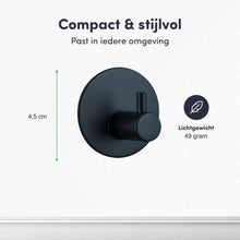 Afbeelding in Gallery-weergave laden, EAVY Zelfklevende Handdoekhaakjes – Set van 2 Handdoekhouders - RVS