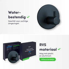 Afbeelding in Gallery-weergave laden, EAVY Zelfklevende Handdoekhaakjes – Set van 2 Handdoekhouders - RVS