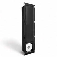 Afbeelding in Gallery-weergave laden, Inbouw toilet rolhouder zwart RVS