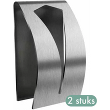 Afbeelding in Gallery-weergave laden, RVS Handdoekhouder 2 stuks - Zelfklevend - Handdoek Klem - Handdoek haak