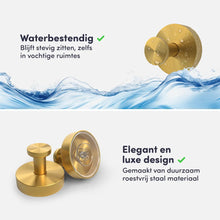 Afbeelding in Gallery-weergave laden, EAVY Wandhaak Set - Goud 2 stuks