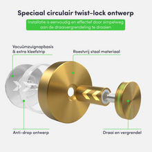Afbeelding in Gallery-weergave laden, EAVY Wandhaak Set - Goud 2 stuks