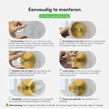 Afbeelding in Gallery-weergave laden, EAVY Wandhaak Set - Goud 2 stuks