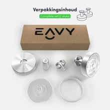 Afbeelding in Gallery-weergave laden, EAVY Wandhaak Set - Zilver 2 stuks