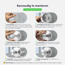 Afbeelding in Gallery-weergave laden, EAVY Wandhaak Set - Zilver 2 stuks