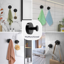 Afbeelding in Gallery-weergave laden, EAVY Wandhaak Set - Zwart 2 stuks