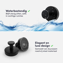 Afbeelding in Gallery-weergave laden, EAVY Wandhaak Set - Zwart 2 stuks