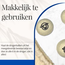 Afbeelding in Gallery-weergave laden, Drogerballen 6 stuks - Wasbollen - Wasbol - Wastopper.nl
