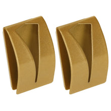 Afbeelding in Gallery-weergave laden, EAVY Handdoekhouders 2 stuks - Zelfklevend - Goud - RVS - Handdoek Klem - Handdoek Haak
