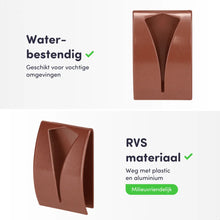 Afbeelding in Gallery-weergave laden, EAVY Handdoekhouders 2 stuks - Zelfklevend - Rose - RVS - Handdoek Klem - Handdoek Haak

