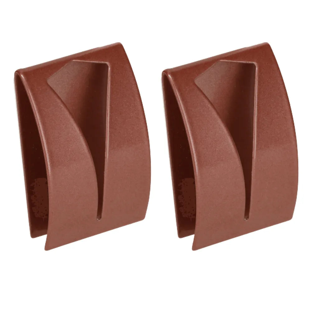 EAVY Handdoekhouders 2 stuks - Zelfklevend - Rose - RVS - Handdoek Klem - Handdoek Haak