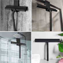 Afbeelding in Gallery-weergave laden, EAVY Luxe Douchewisser met Ophanghaak – Raamwisser - Trekker - Siliconen – Zwart
