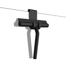 Afbeelding in Gallery-weergave laden, EAVY Luxe Douchewisser met Ophanghaak – Raamwisser - Trekker - Siliconen – Zwart
