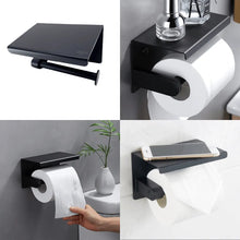 Afbeelding in Gallery-weergave laden, EAVY WC Rolhouder met Plankje &amp; Toiletborstel (BUNDEL)
