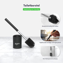 Afbeelding in Gallery-weergave laden, EAVY WC Rolhouder &amp; Toiletborstel &amp; handdoekhaakjes (VOORDEEL BUNDEL)
