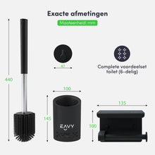 Afbeelding in Gallery-weergave laden, EAVY WC Rolhouder &amp; Toiletborstel &amp; handdoekhaakjes (VOORDEEL BUNDEL)
