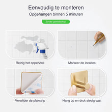 Afbeelding in Gallery-weergave laden, EAVY Zelfklevende Handdoekhaakjes – Set van 2 Handdoekhouders - Goud - RVS
