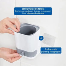 Afbeelding in Gallery-weergave laden, WC Borstel met Houder - Hygiënische Siliconen Toiletborstel Vrijstaand of Hangend - Wit
