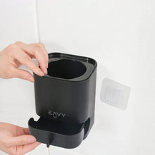 Afbeelding in Gallery-weergave laden, WC Borstel met Houder - Hygiënische Toiletborstelhouder Siliconen - Zwart - Vierkant
